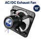 Energy Saving AC/DC Exhaust Fan with BLDC Motor and RF Remote