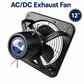 Energy Saving AC/DC Exhaust Fan with BLDC Motor and RF Remote