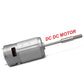RS-775 12V DC High Torque Long Shaft Motor – 6000 RPM | Cooling Fan & Ball Bearing Installed