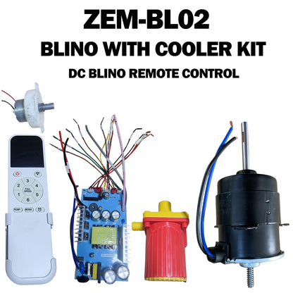 ZEM-BL02 12V DC Blino Cooler Kit – 100W Max with Remote Control, Pump & Moving Motor