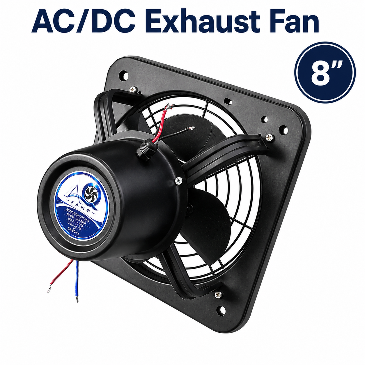 Energy Saving AC/DC Exhaust Fan with BLDC Motor and RF Remote