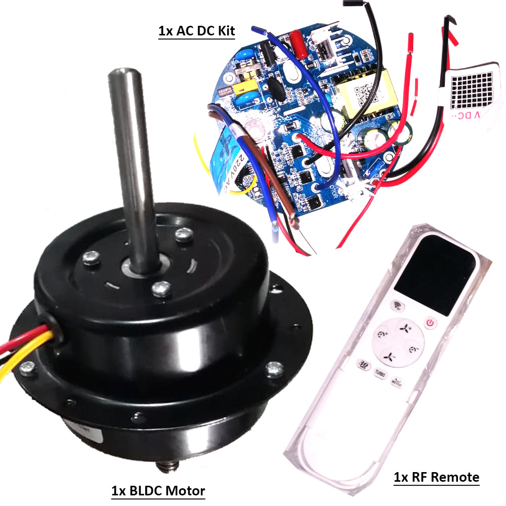 Mini BLDC Motor 1850RPM – AC/DC Smart Controller with RF Remote (35W M ...