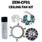 ZEM-CF01 30 BLDC Ceiling Fan Conversion Kit with Remote Control – Energy Saving Smart Fan Motor Kit