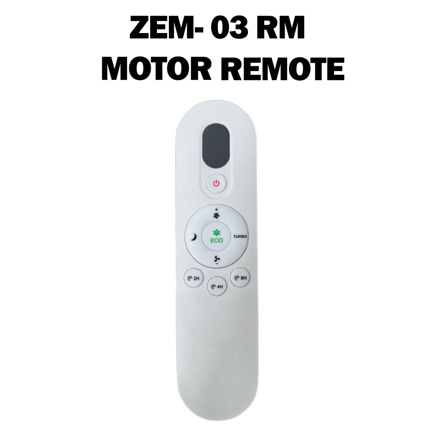 ZEM-03 RM RF Remote Control | Wireless Motor Remote | Multi-Speed Control with Digital Display