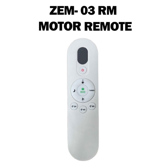 ZEM-03 RM RF Remote Control | Wireless Motor Remote | Multi-Speed Control with Digital Display